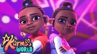 Jayla & Tayla's Challenge Videos are FIRE!  Season 2 | Karma's World | Netflix