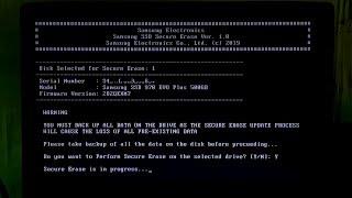How to Securely Erase an SSD, Samsung EVO PRO Plus NVMe M 2 SSD Secure Erase Windows 10