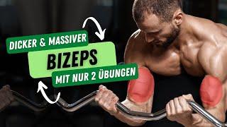 Die ULTIMATIVEN 2 Bizepsübungen für MASSIVE Arme!