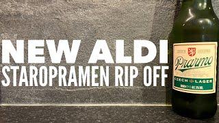 NEW Aldi Prarmo Czech Lager Review , Aldi Staropramen Rip Off | Aldi Lager Review