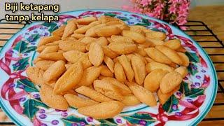 Kue biji Ketapang tanpa kelapa super renyah dan enak banget • ide isi toples lebaran •