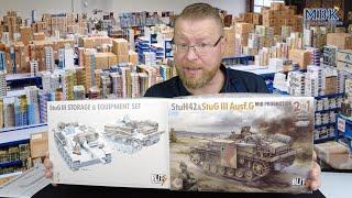 MBK packt aus #965 - 1:35 StuH42 & StuG III Ausf.G Mid, StuG III Storage & Equipment Set (Takom)