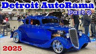 DETROIT AUTORAMA 2025 Car Show - Hot Rods, Rat Rods, Customs, Classic, Trucks & Motorcycles - Part 2