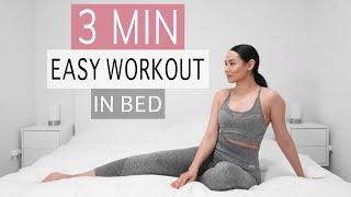 EASY WORKOUT IN BED | quick routine at home