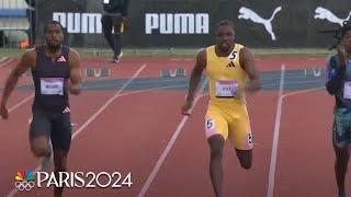 Noah Lyles wins 100m at Bermuda Grand Prix, 'excited to finally be getting there' | NBC Sports