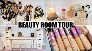 Beauty Room Tour & Makeup Organisation | STEPHANIE LANGE