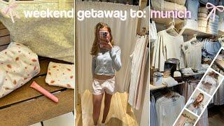 weekend getaway to munich (shopping,spazieren und haul!!)