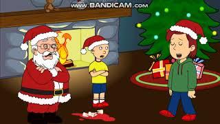 Caillou Forces Santa to Eat Coal and Gets Grounded