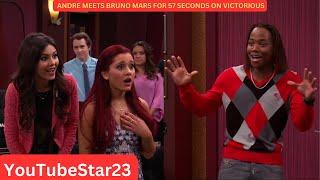 Andre meets Bruno Mars for 57 seconds on Victorious