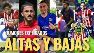  ALTAS y BAJAS en CHIVAS: TODOS los RUMORES que suenan AHORA alrededor del REBAÑO 