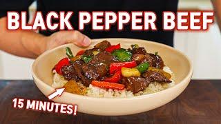 The Easiest Beef Stir Fry You Can Eat Everyday l Black Pepper Beef in 15 Minutes