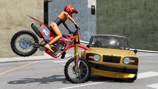 Motorcycle Crashes #01 ◀️ BeamNG.drive BNG Nation