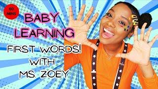 Baby Learning Videos for 1 year old (teach to talk baby)