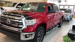 Red 2017 Toyota Tundra SR5 Plus Review  Newfoundland - Grand Toyota