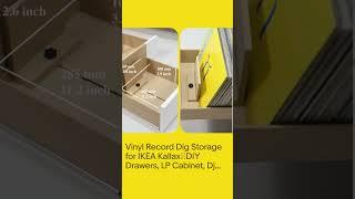 Vinyl Record Dig Storage for IKEA Kallax：DIY Drawers, LP Cabinet, Dj Insert Box