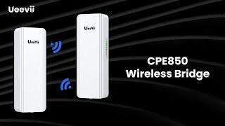 UeeVii CPE850 Gigabit Port Outdoor Point to Point Wireless Bridge: How to Pair Them?
