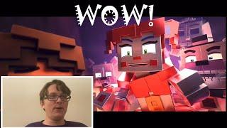 JUST AMAZING! - “Join Is For A Bite” FNAF Minecraft Music Video by @Alumio [REACTION!]