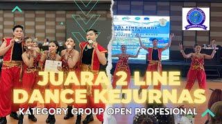 ULD MANADO Juara 2 Grup Open Profesional Kejuaraan Nasional Universal Line Dance Kaltim 2024