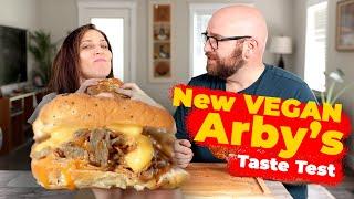 NEW Vegan Arbys Beef and Cheddar Taste Test