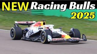 ️NEW️ 2025 Visa Cash App Racing Bulls F1 VCARB02 - Yuki Tsunoda & Isack Hadjar - Filming Day Imola