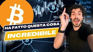 BITCOIN: A LIVELLO MENSILE HA FATTO UNA COSA INCREDIBILE | Bitcoin monday news e previsioni