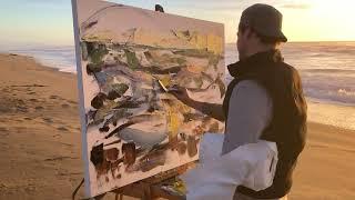 Plein air painter Nathanael Gray at Kay Contemporary Art in Santa Fe, New Mexico