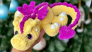 Fairy Dragon crochet FREE Video Tutorial / Part 1 / Amigurumi Dragon Crochet Pattern ETSY