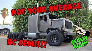 1/10 Scale RC Semi Custom Build ( Looks Like A Real Truck Now!!! )