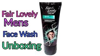 Fair & Lovely Mens Instant OIL CLEAR FACE WASH UNBOXING