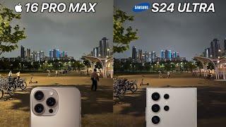 iPhone 16 Pro Max VS Samsung Galaxy S24 Ultra Camera Test Comparison