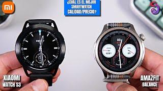 XIAOMI WATCH S3 vs AMAZFIT BALANCE ⌚ ¿El mejor SMARTWATCH calidad/precio? | COMPARATIVA