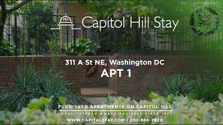 311 A St NE Apt 1, Washington DC real estate video tour - Capital Hill Stay