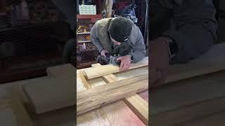 Crushing desks with the Festool Domino.  #shorts #woodwork #festool #woodworker #woodgrain #ash