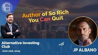 Author of So Rich You Can Quit with JP Albano