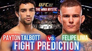 Payton Talbott vs Felipe Lima UFC 317 Prediction – Rising Stars Collide!