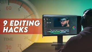 9 Video EDITING HACKS in 99 Seconds