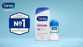 Sanex shower gels, soothe sensitive skin