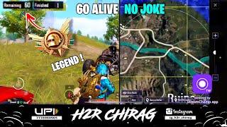 60 PLAYERS IN LAST ZONE| Supreme 3 To legend rank push Tips and Tricks#bgmi