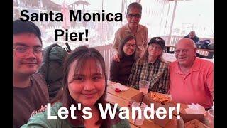  LET'S WANDER!  We Meet Wandering Jean and her Whole Beautiful Family on the Santa Monica Pier! 