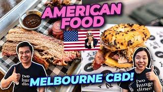 AMERICAN FOOD TOUR in Melbourne CBD | Must Try Iconic Food from the USA 