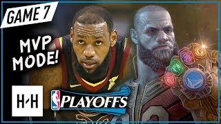 LeBron James CRAZY Full Game 7 Highlights vs Celtics 2018 Playoffs ECF - 35 Pts, 15 Reb, LeTHANOS