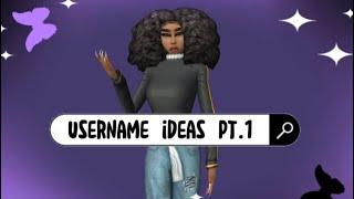 Avakin life / Username ideas Pt.1