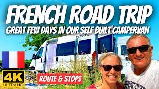 Driving to the south of France, 4 day Road Trip in a Campervan #france #roadtrips #vanlife