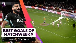 The BEST Goals of Matchweek 9 | FT Salah, Palmer, Saka and MORE!