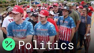 Masks Are a Rare Sight as Thousands Flood Tulsa for Trump Rally