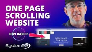 How To Create A One Page Scrolling Site With The Divi Theme 