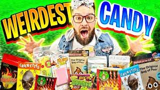 World's Weirdest Candy Review!  Hilarious Reactions and Taste Tests! @TheAwesomeLawsons