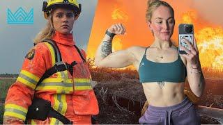 The badass fire rescuer with a killer physique!