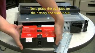 Connecting the battery on APC Smart-UPS 750 Rackmount (SMT750RM2U)