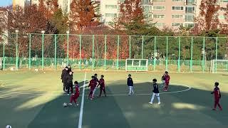 율전초 U11 vs 수원FC 전반전 경기(2024.12.3)